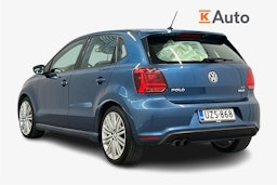 sininen Volkswagen Polo 2017 kuva 2.