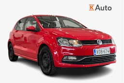 punainen Volkswagen Polo 2017 kuva 1.