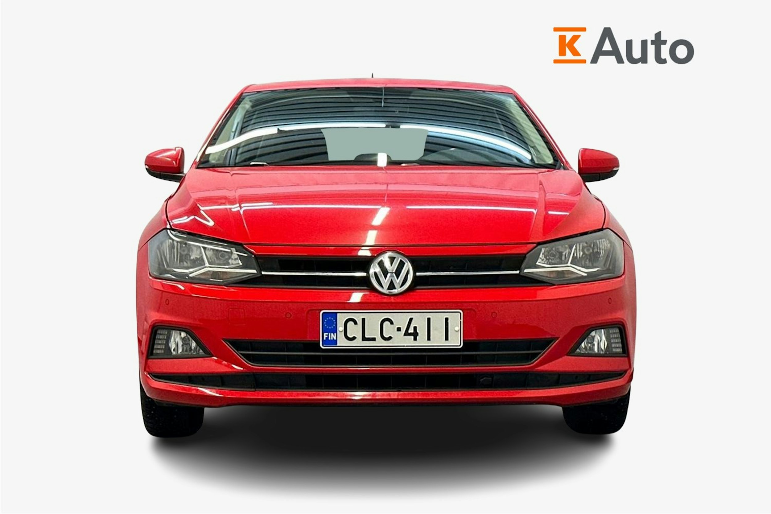 punainen Volkswagen Polo 2018 kuva 2.