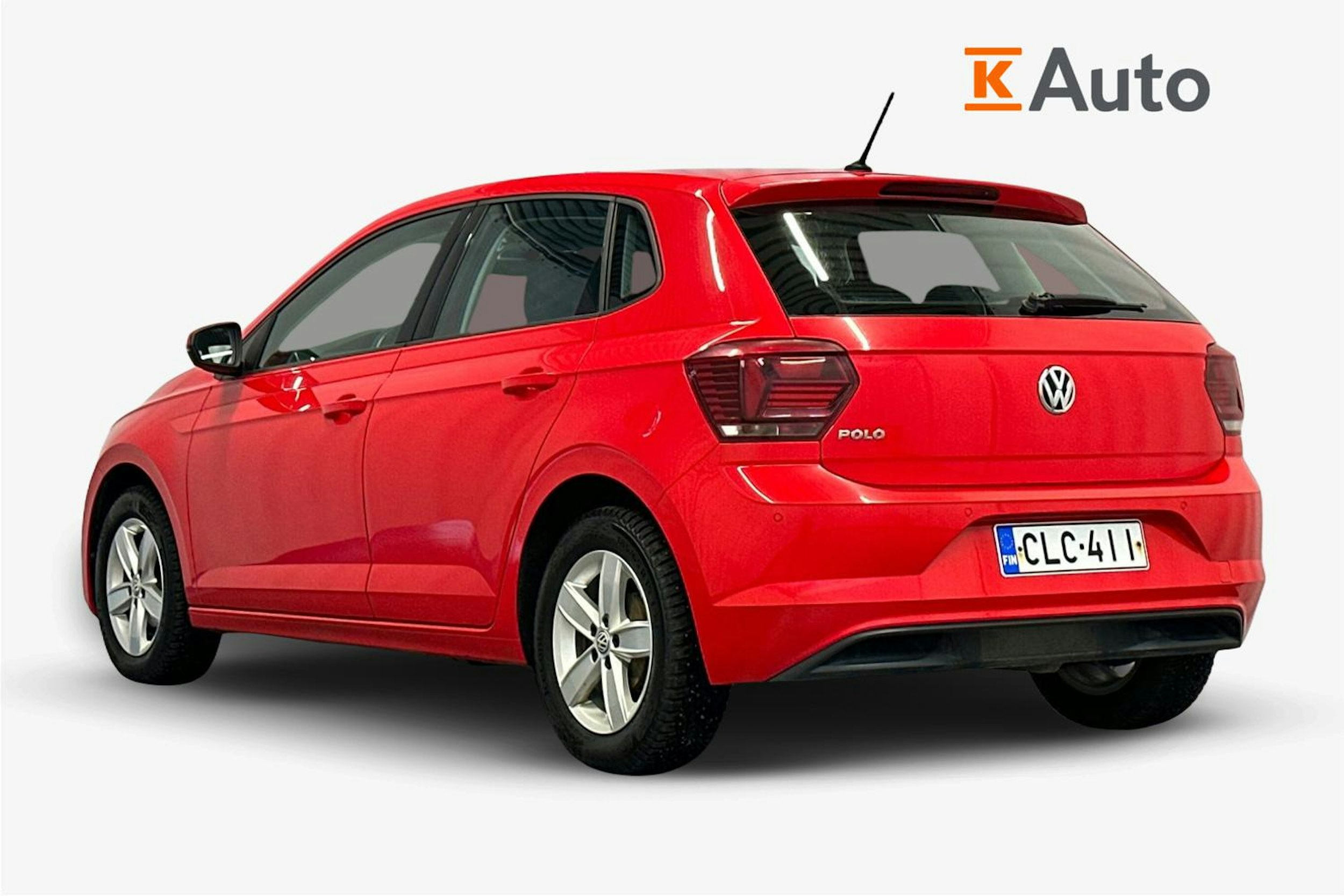punainen Volkswagen Polo 2018 kuva 3.