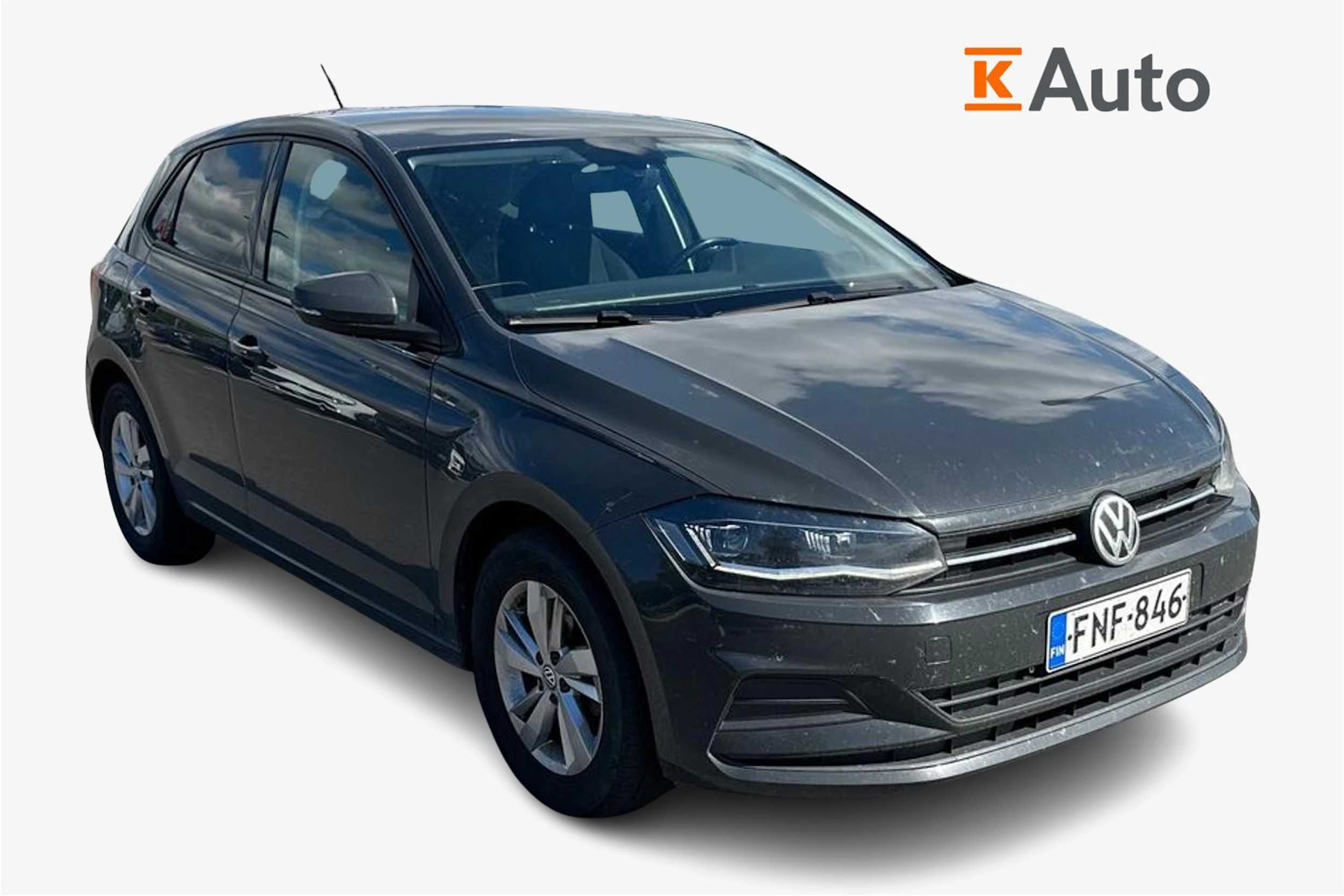 harmaa Volkswagen Polo 2018 kuva 1.