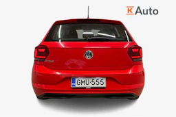 punainen Volkswagen Polo 2018 kuva 3.