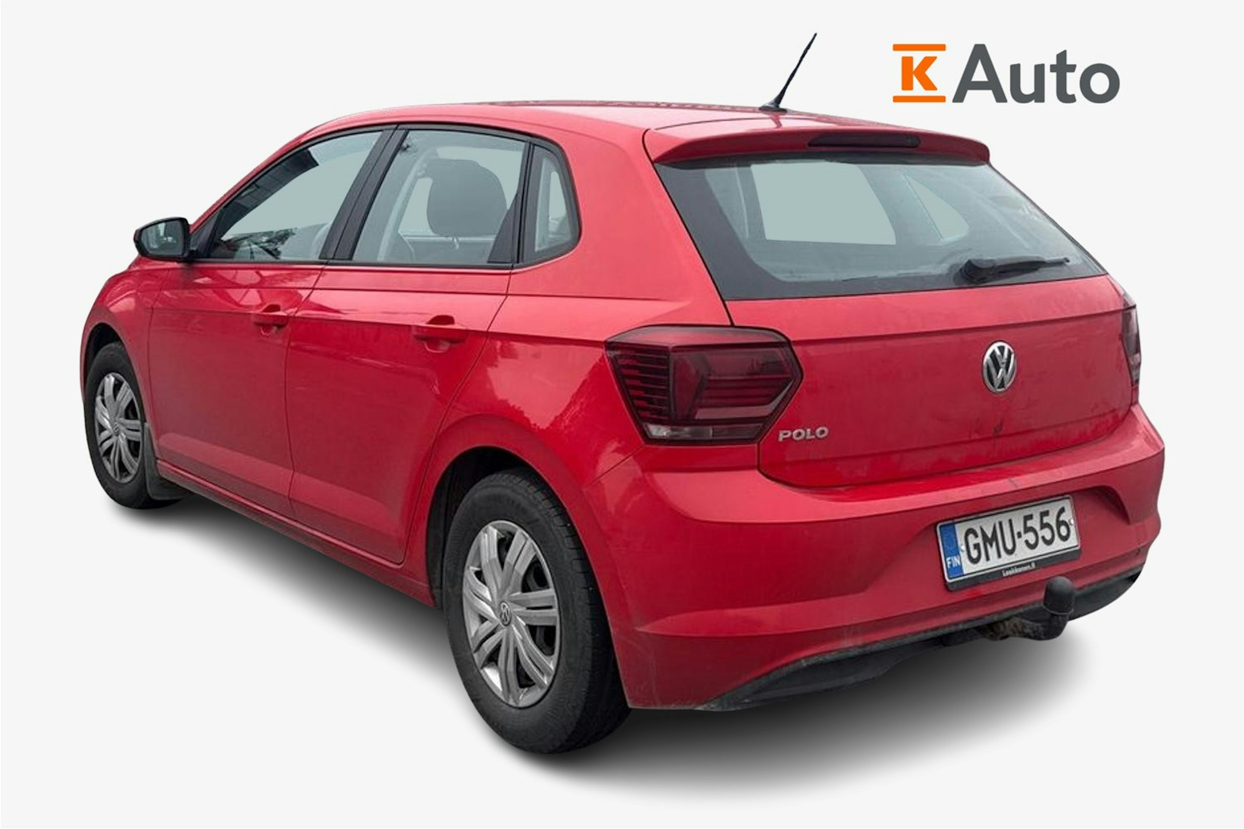 punainen Volkswagen Polo 2018 kuva 2.