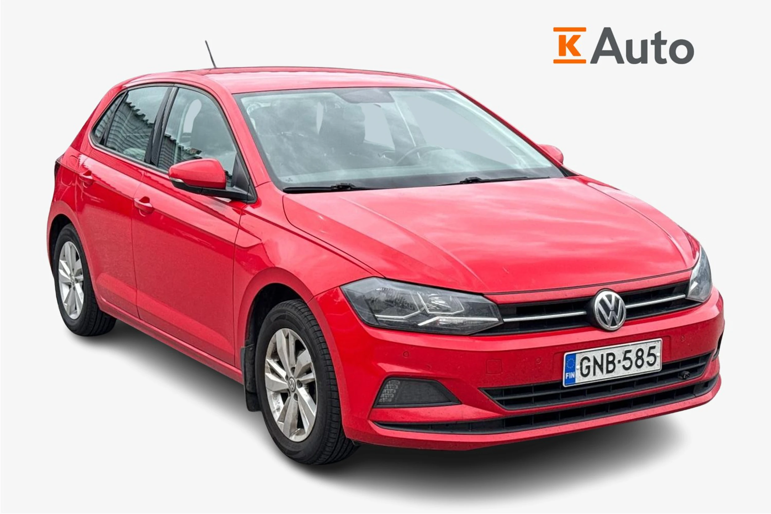 punainen Volkswagen Polo 2018 kuva 1.
