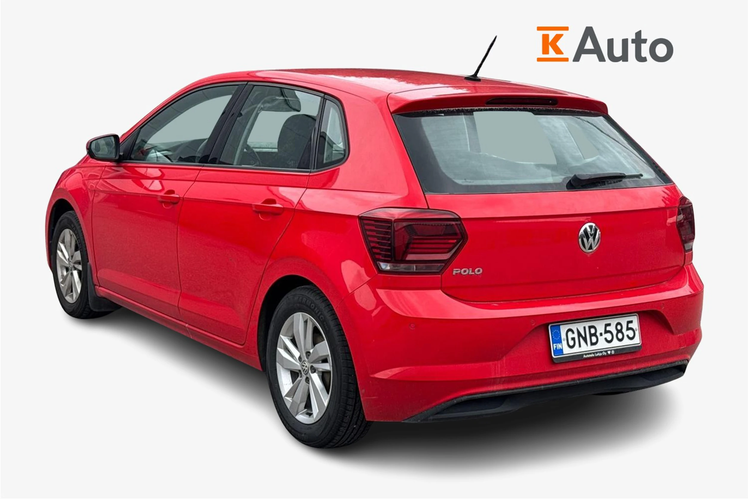 punainen Volkswagen Polo 2018 kuva 2.