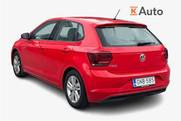 punainen Volkswagen Polo 2018 kuva 2.