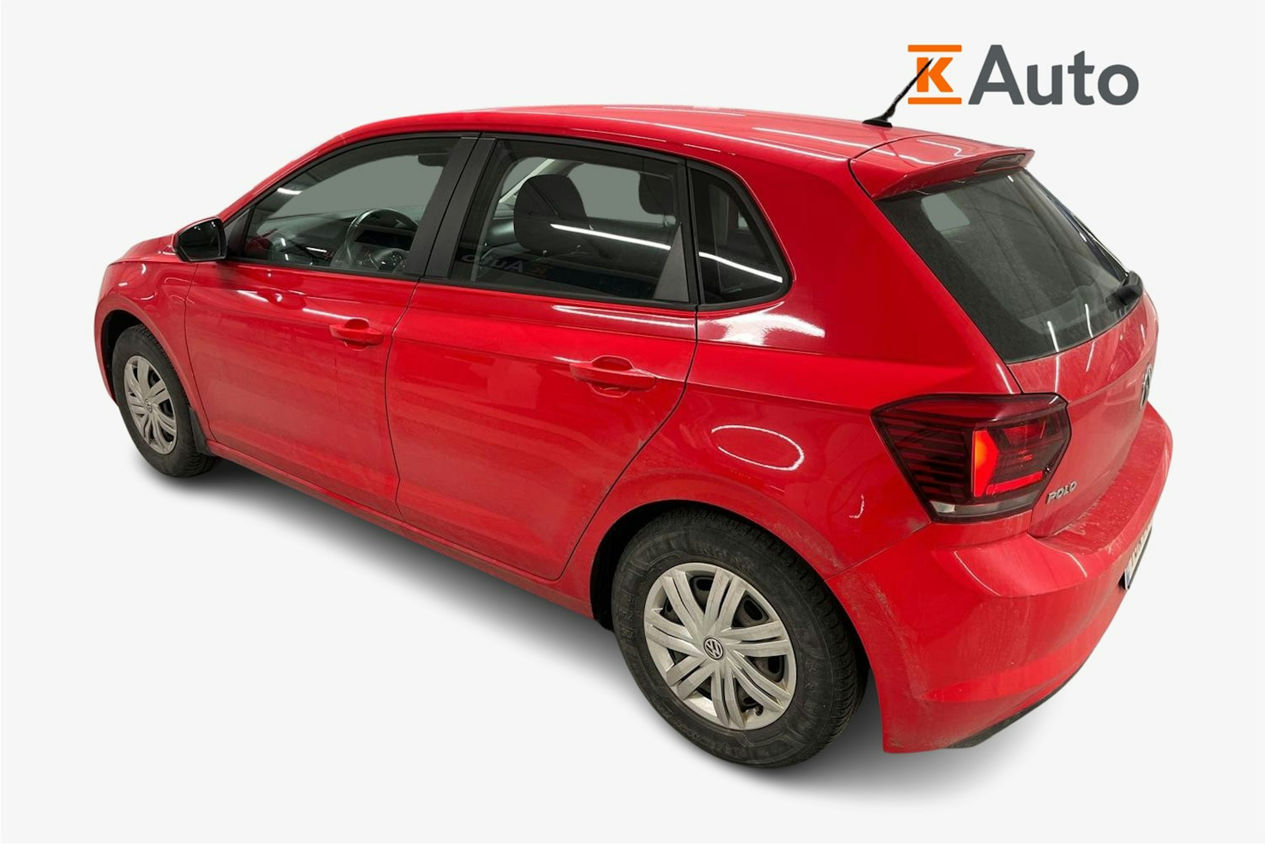punainen Volkswagen Polo 2018 kuva 2.