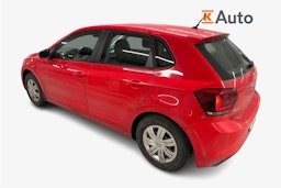 punainen Volkswagen Polo 2018 kuva 2.