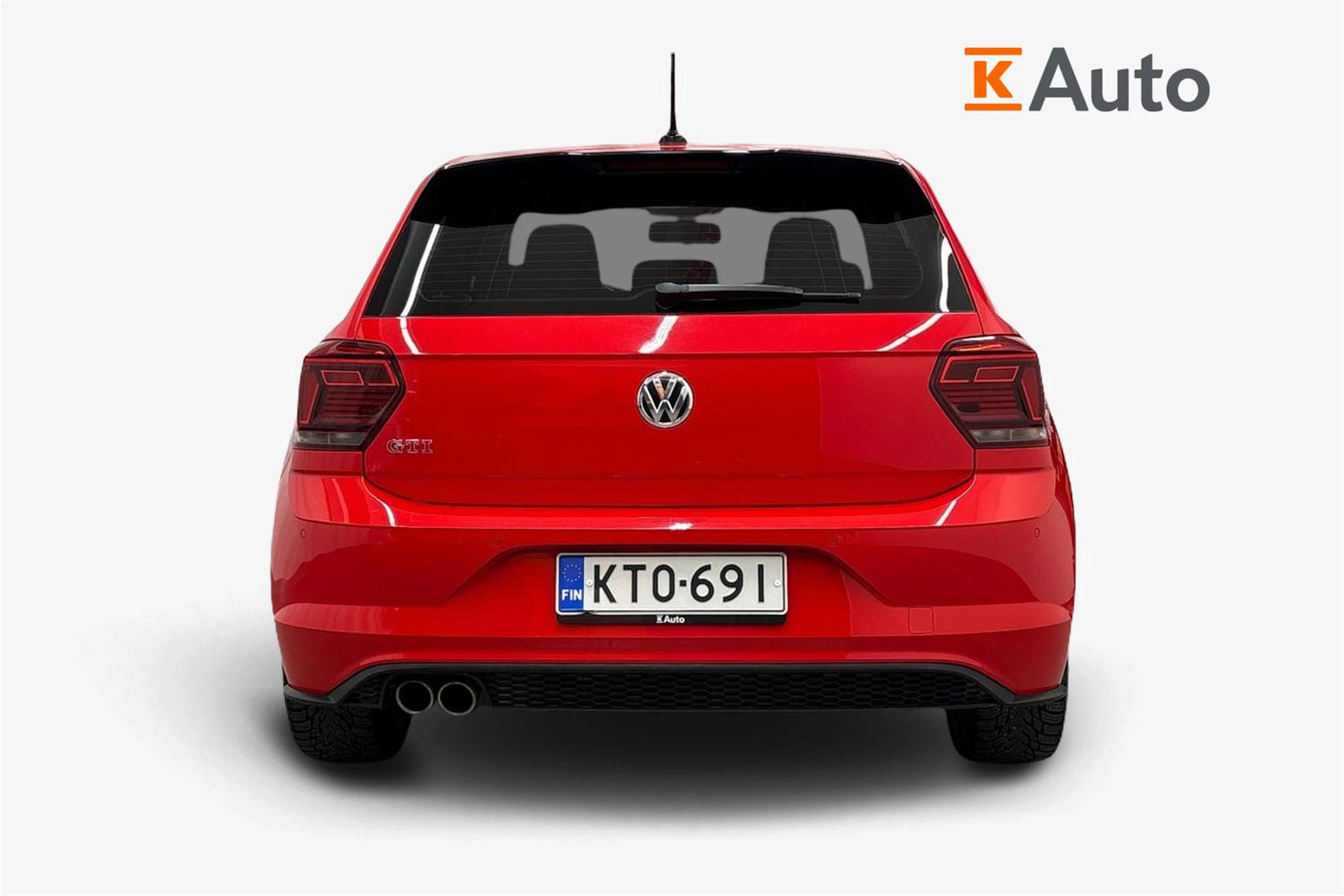punainen Volkswagen Polo 2019 kuva 3.