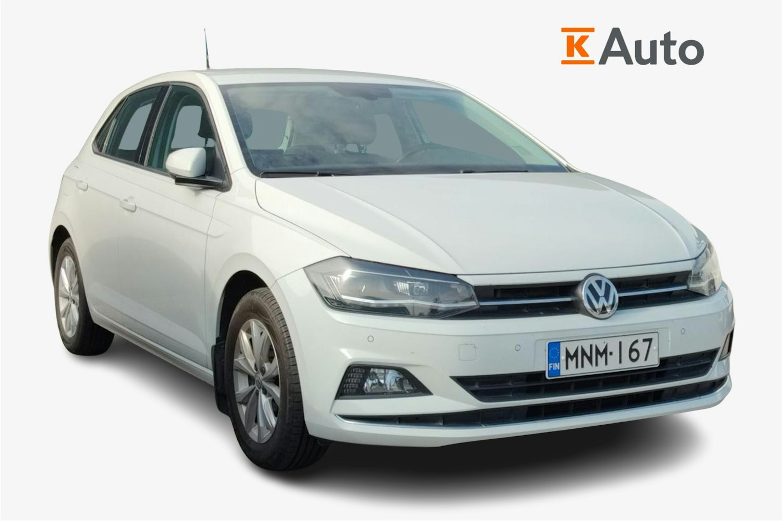 valkoinen Volkswagen Polo 2018 kuva 1.