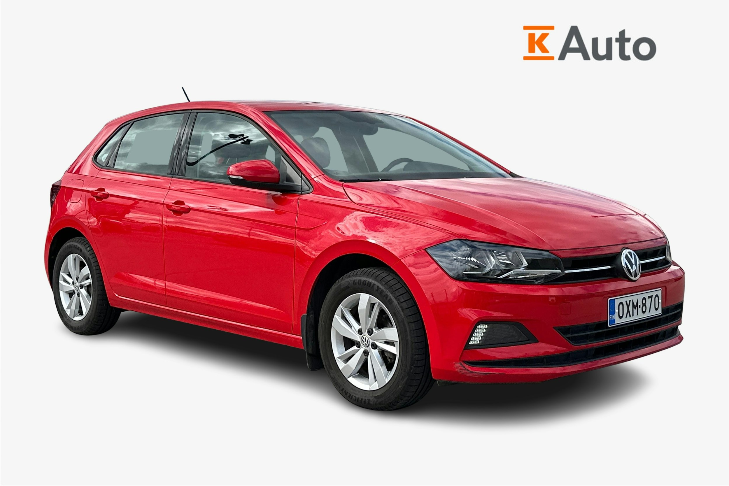 punainen Volkswagen Polo 2018 kuva 1.