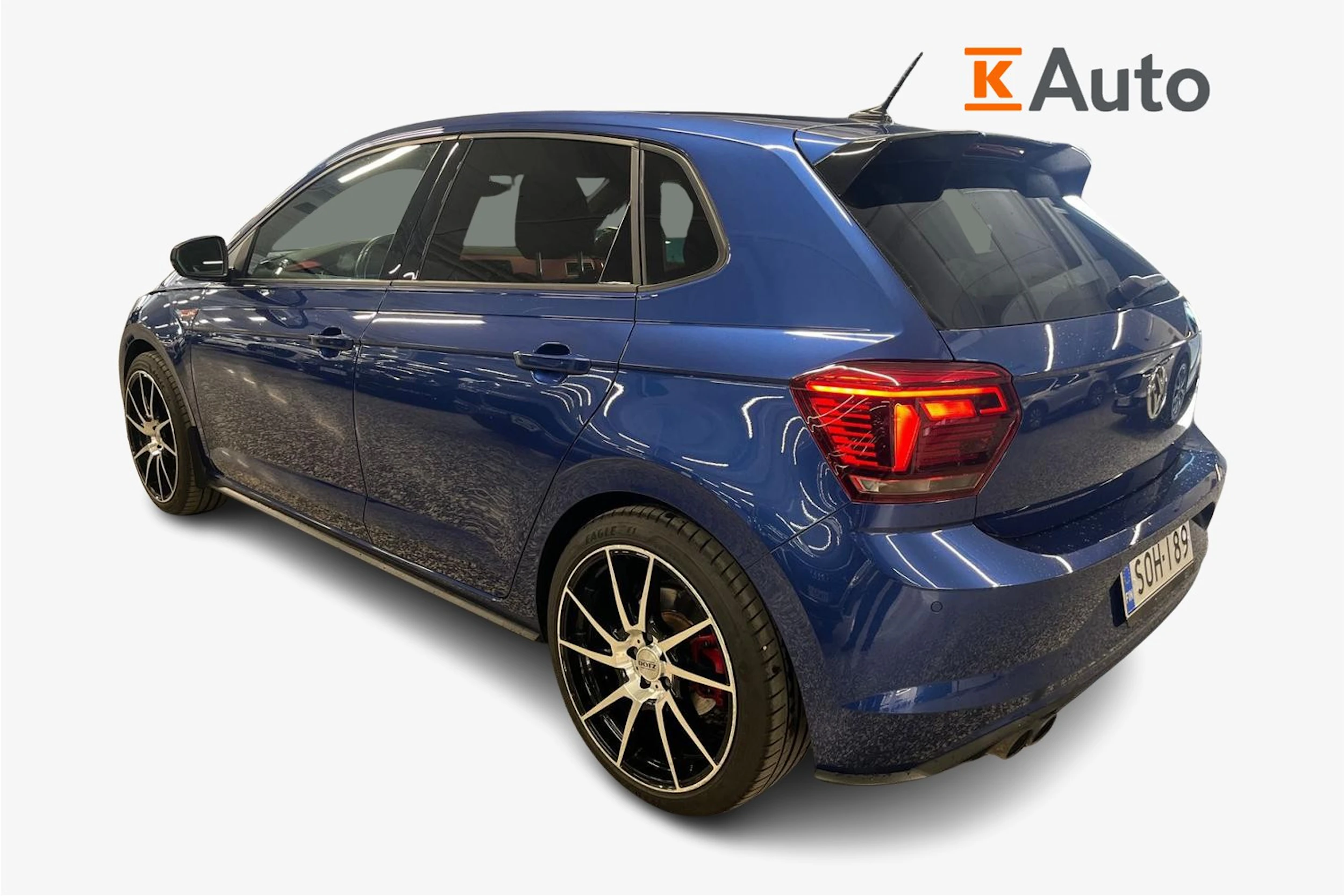 sininen Volkswagen Polo 2018 kuva 2.