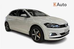 Valkoinen Volkswagen POLO 2018 kuva 1.