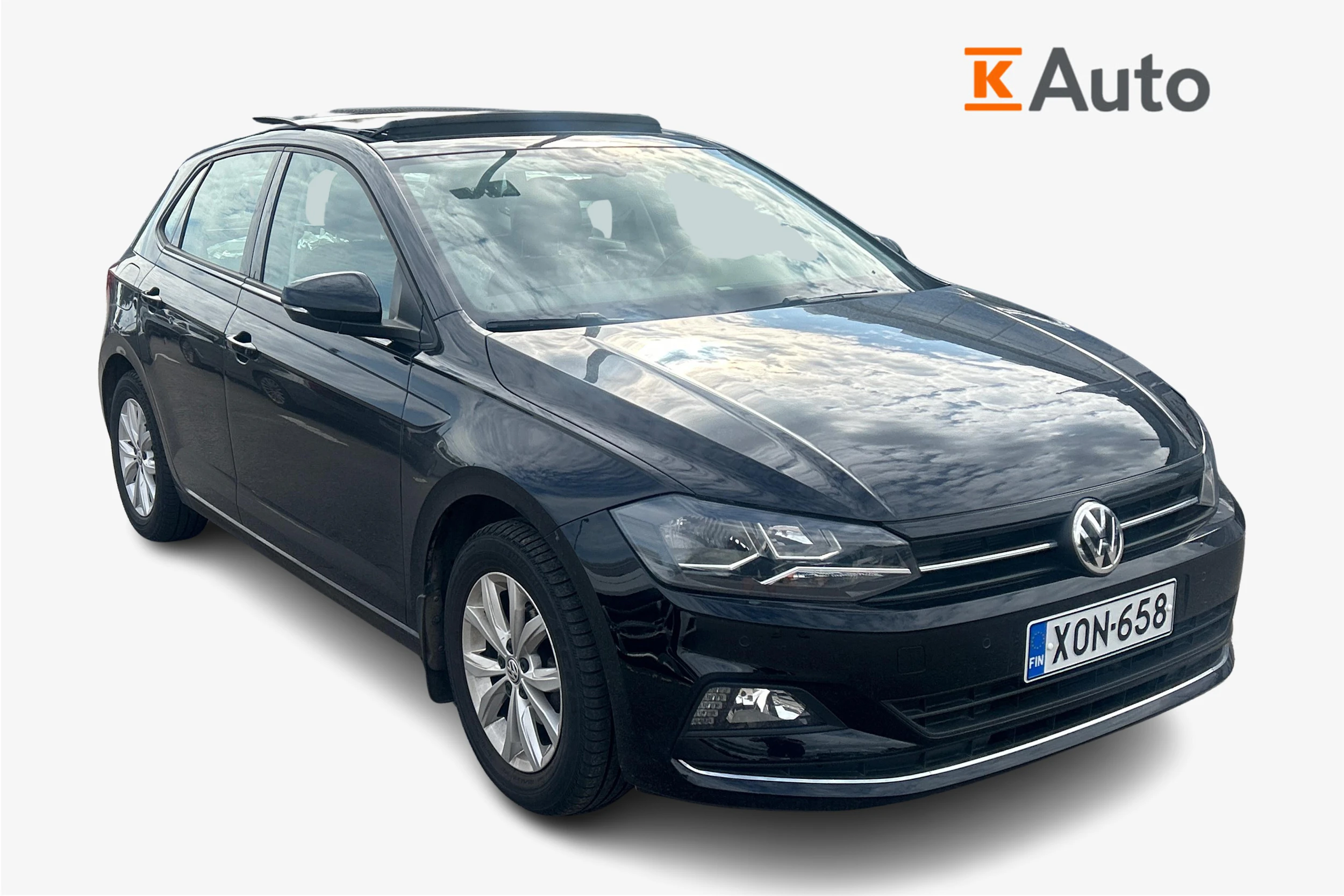 Musta Volkswagen POLO 2018 kuva 1.