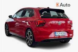 punainen Volkswagen Polo 2018 kuva 2.