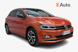 oranssi Volkswagen Polo 2018 kuva 1.
