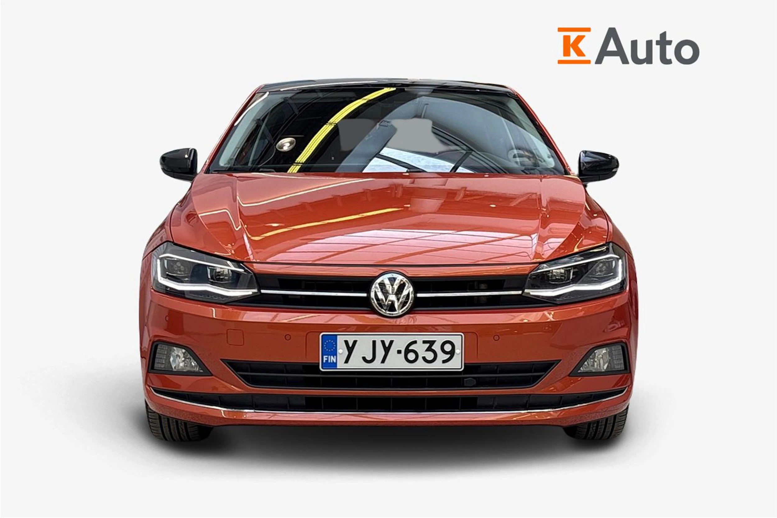 oranssi Volkswagen Polo 2018 kuva 4.