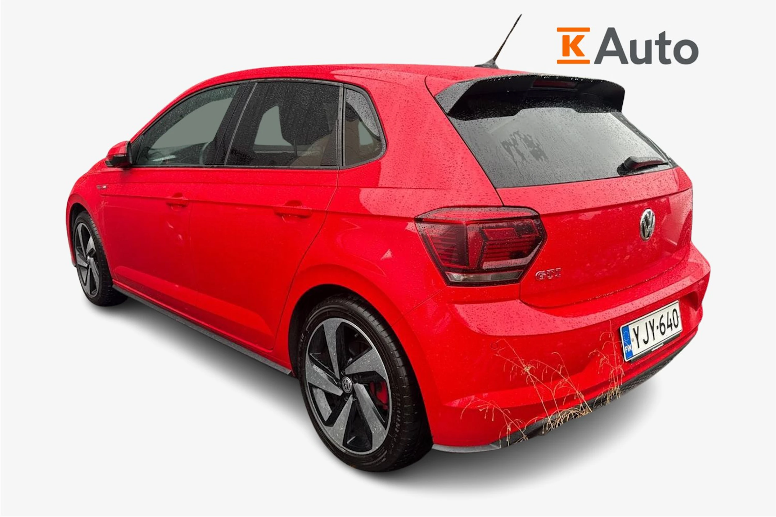 punainen Volkswagen Polo 2018 kuva 2.