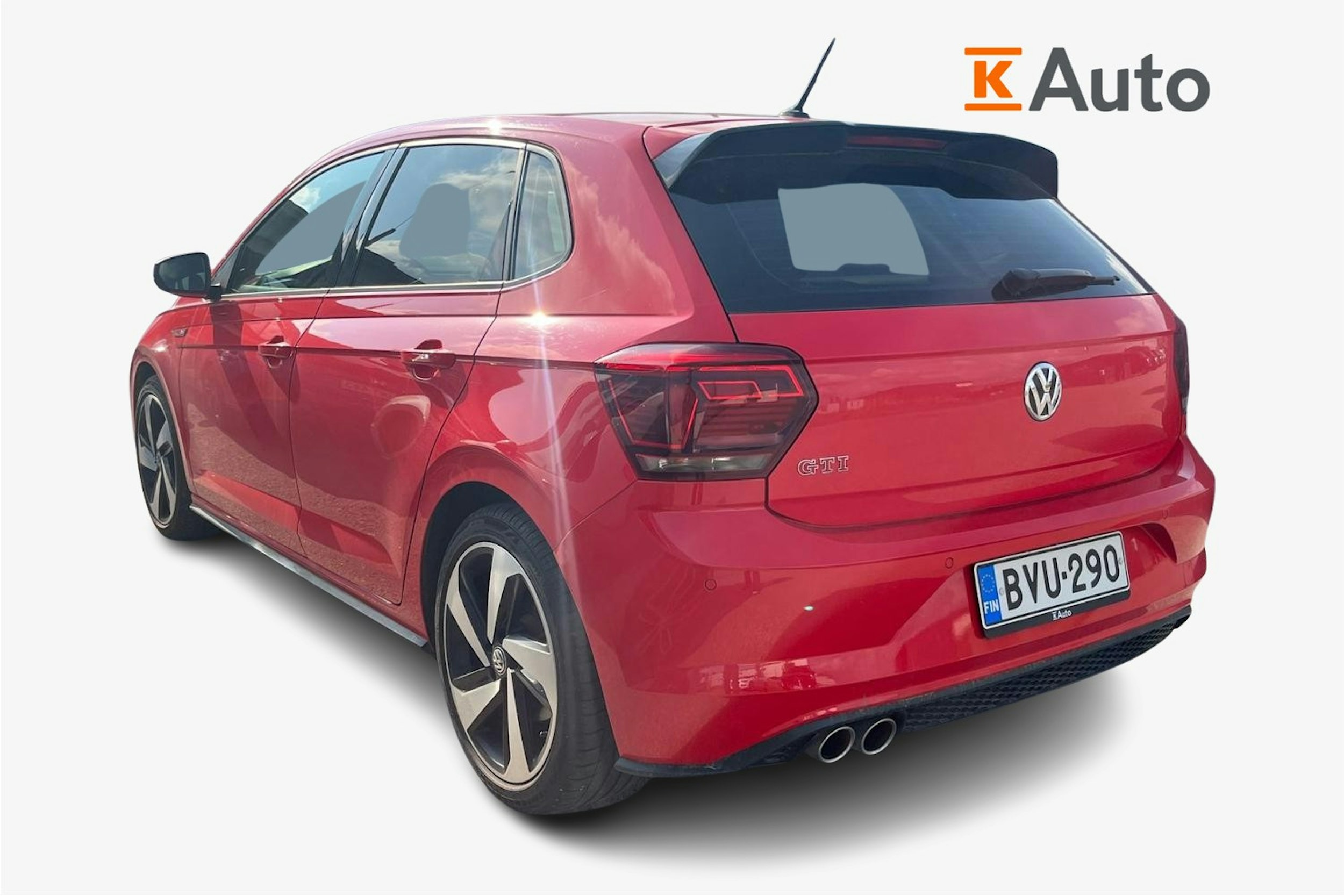 punainen Volkswagen Polo 2019 kuva 2.