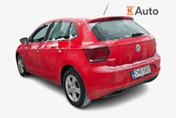 punainen Volkswagen Polo 2019 kuva 2.