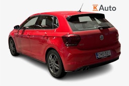 punainen Volkswagen Polo 2019 kuva 2.