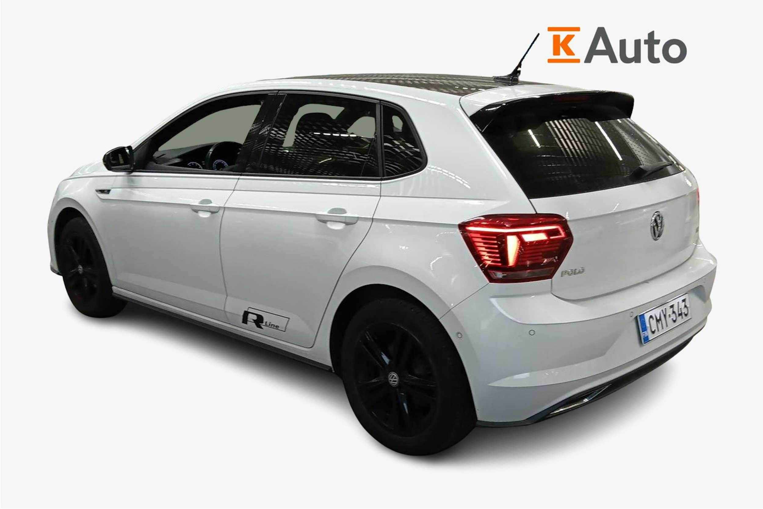 Valkoinen Volkswagen POLO 2019 kuva 2.