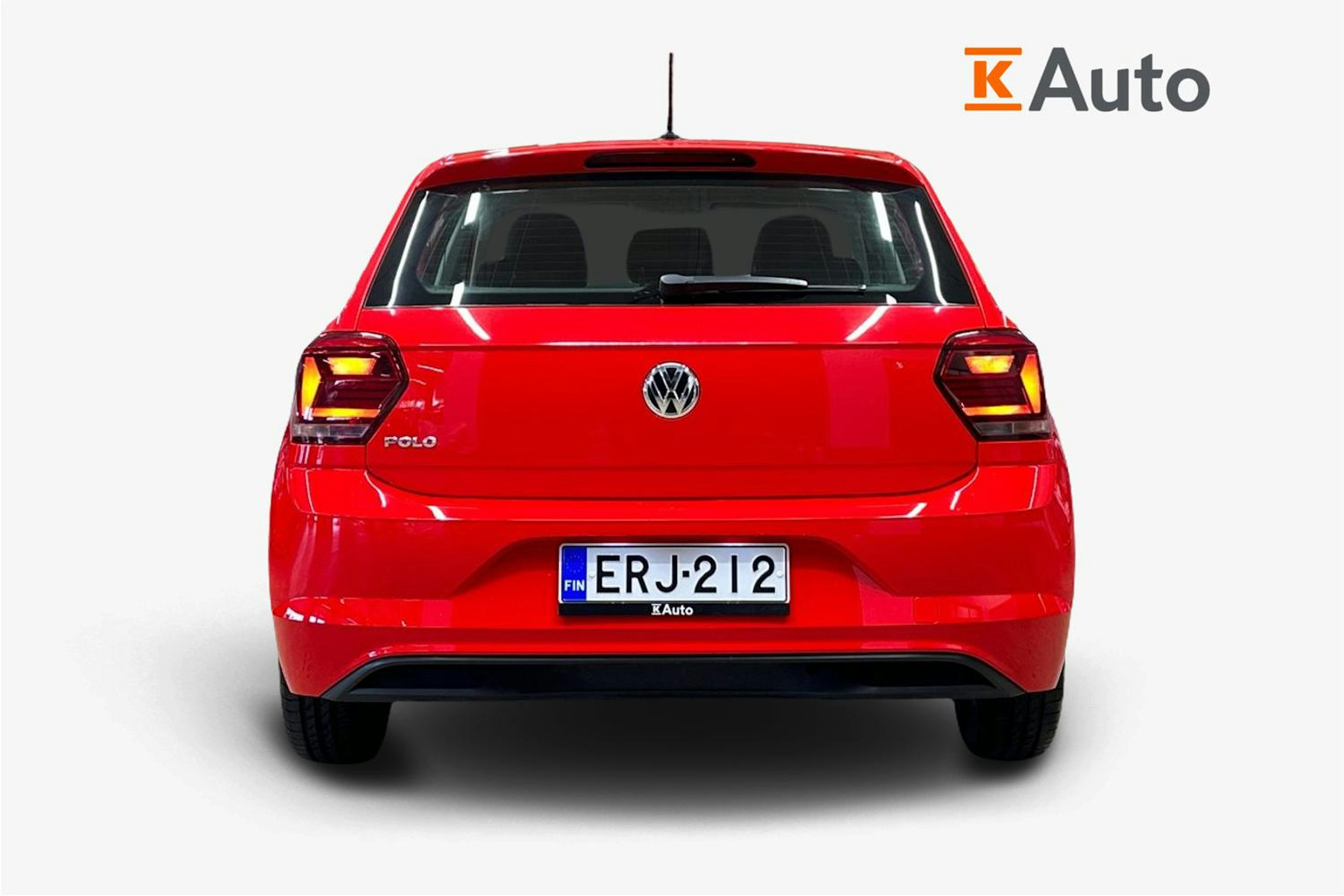punainen Volkswagen Polo 2019 kuva 3.