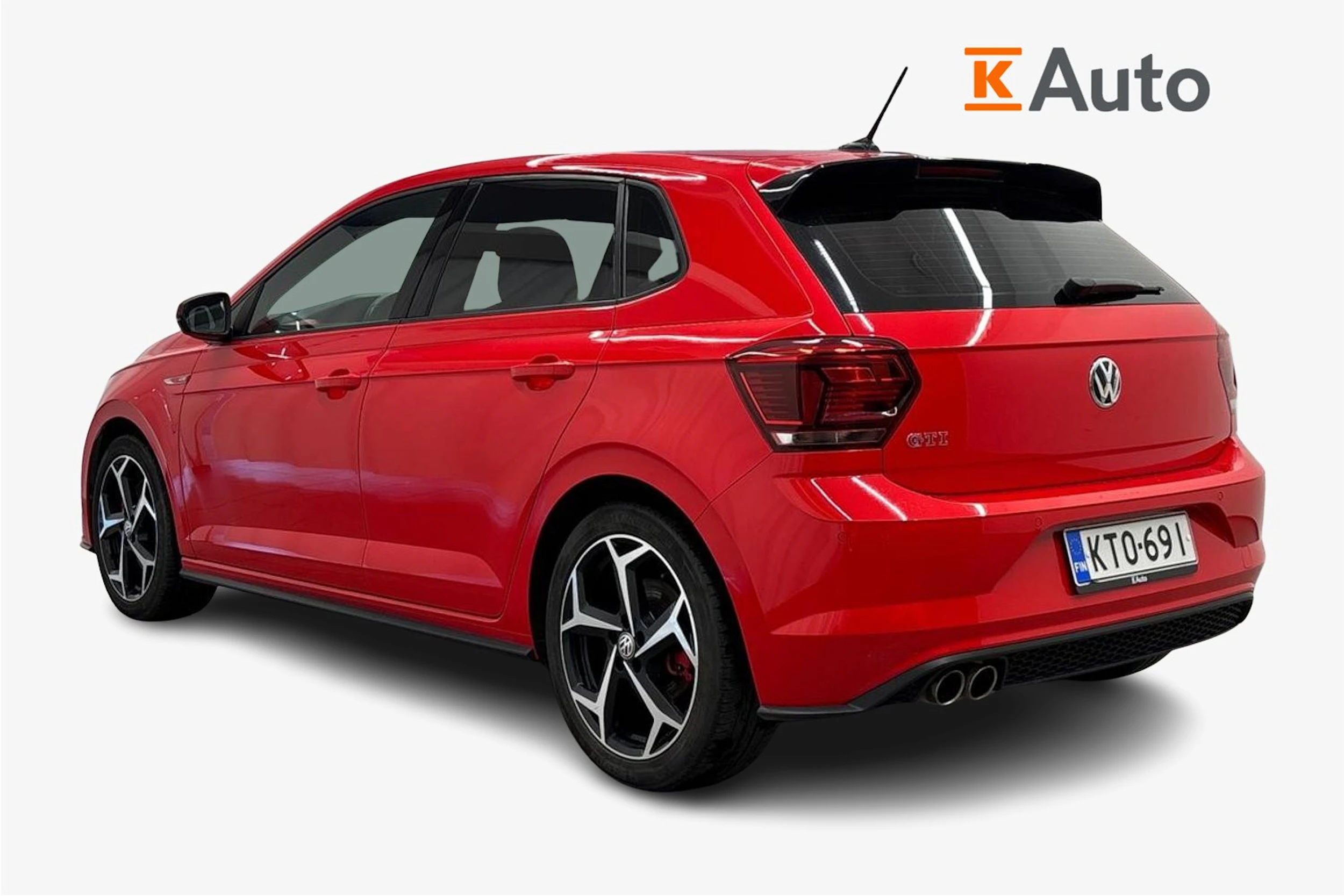 punainen Volkswagen Polo 2019 kuva 3.