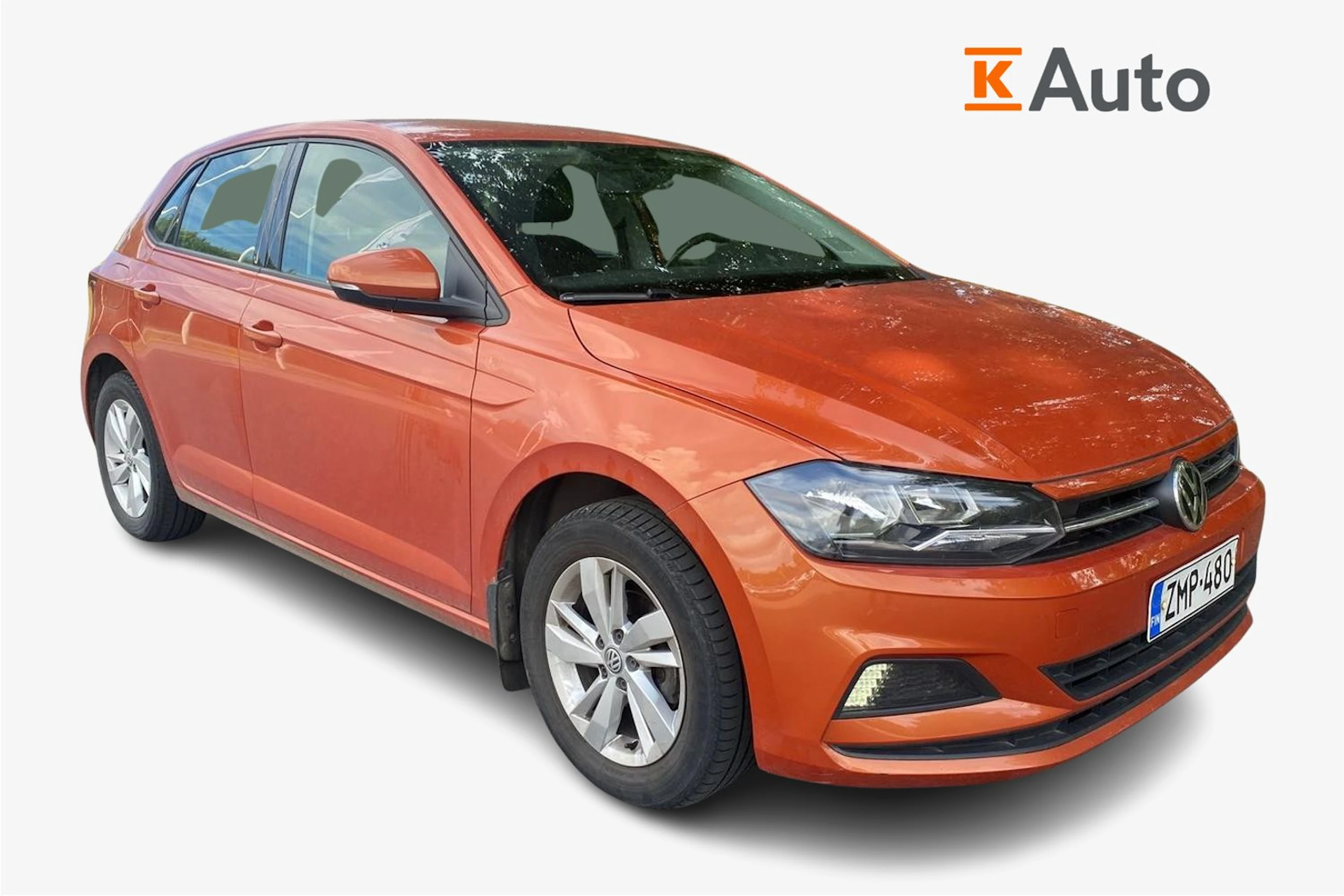 oranssi Volkswagen Polo 2019 kuva 1.