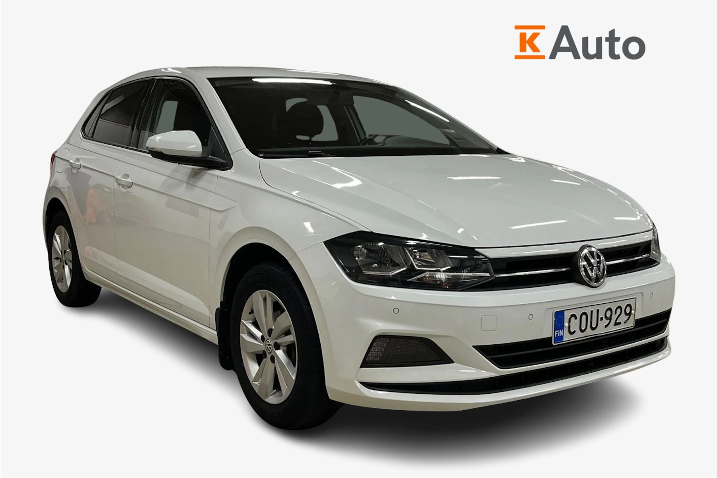 Valkoinen Volkswagen POLO 2020 kuva 1.