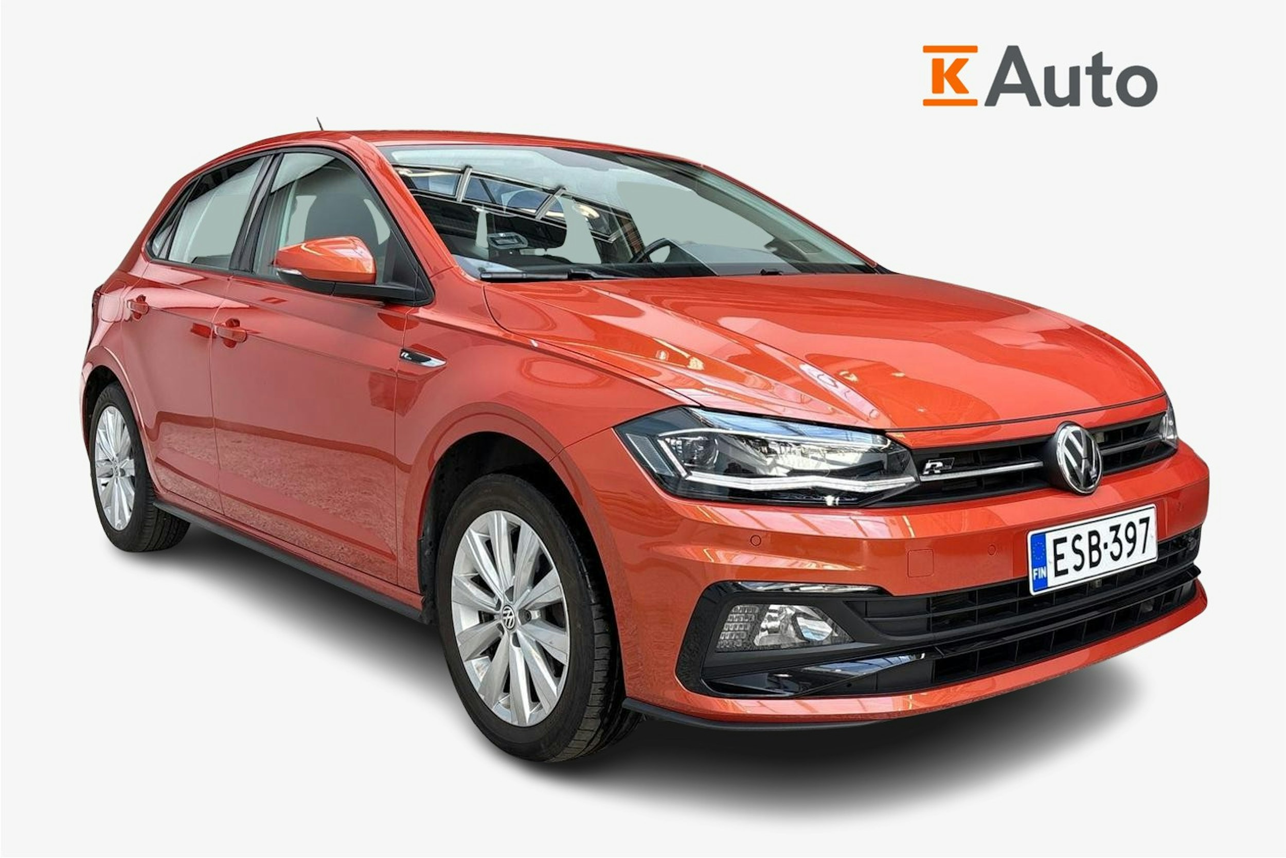 oranssi Volkswagen Polo 2020 kuva 1.