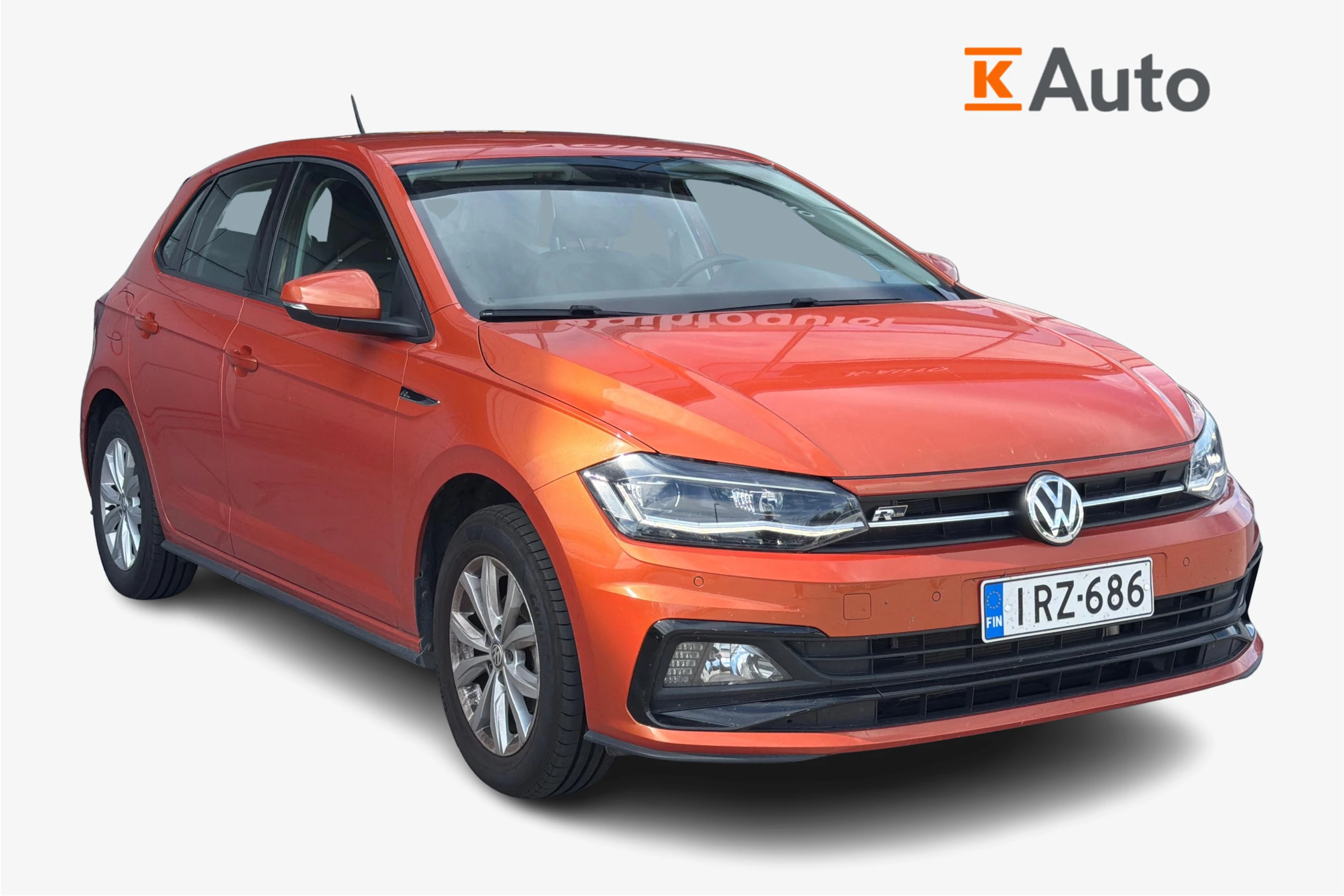 Oranssi Volkswagen POLO 2020 kuva 1.