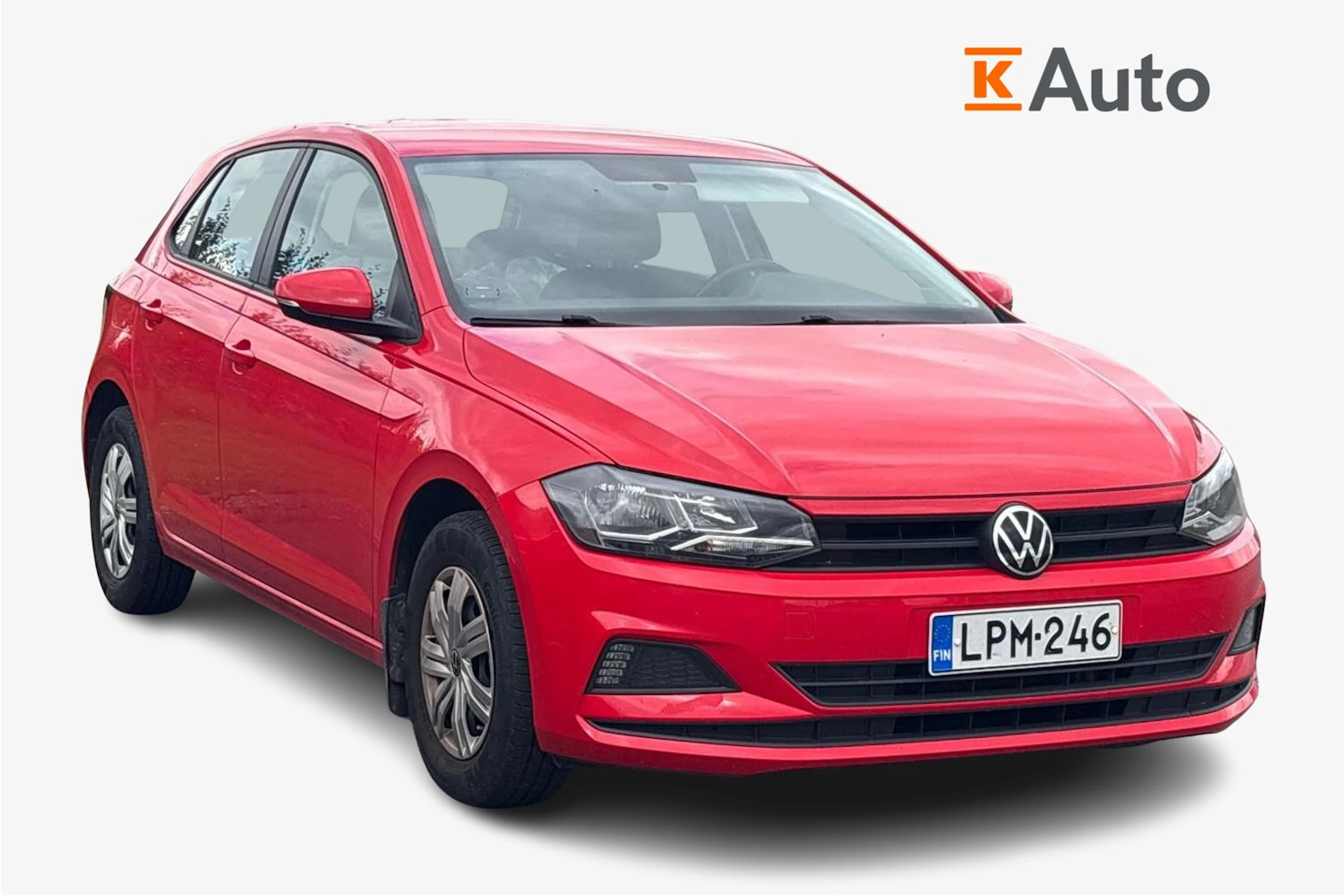 Punainen Volkswagen POLO 2020 kuva 1.