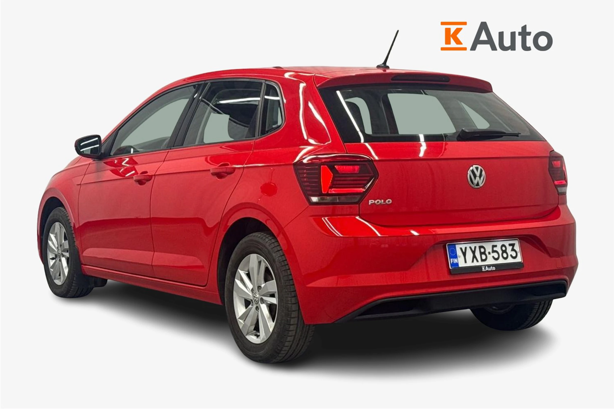 punainen Volkswagen Polo 2020 kuva 3.