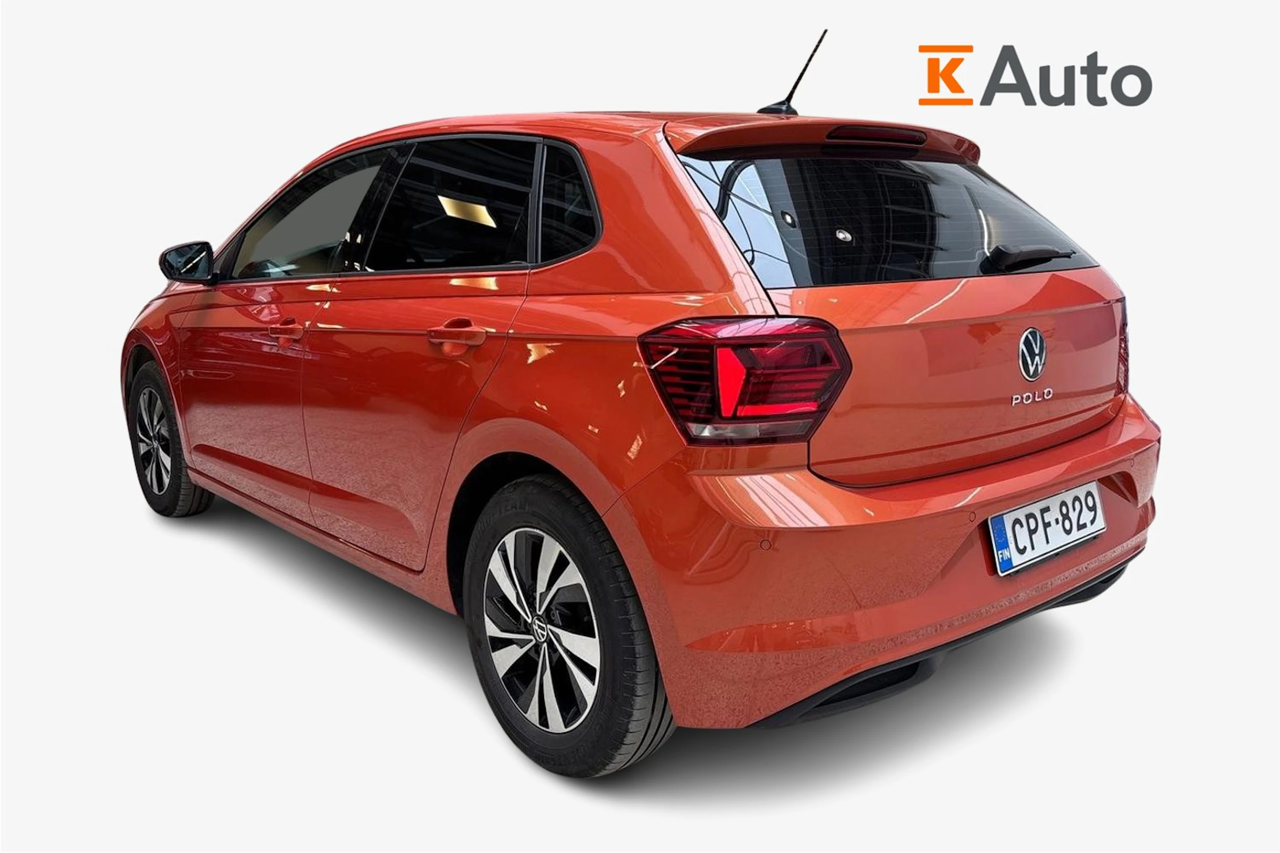 oranssi Volkswagen Polo 2021 kuva 3.