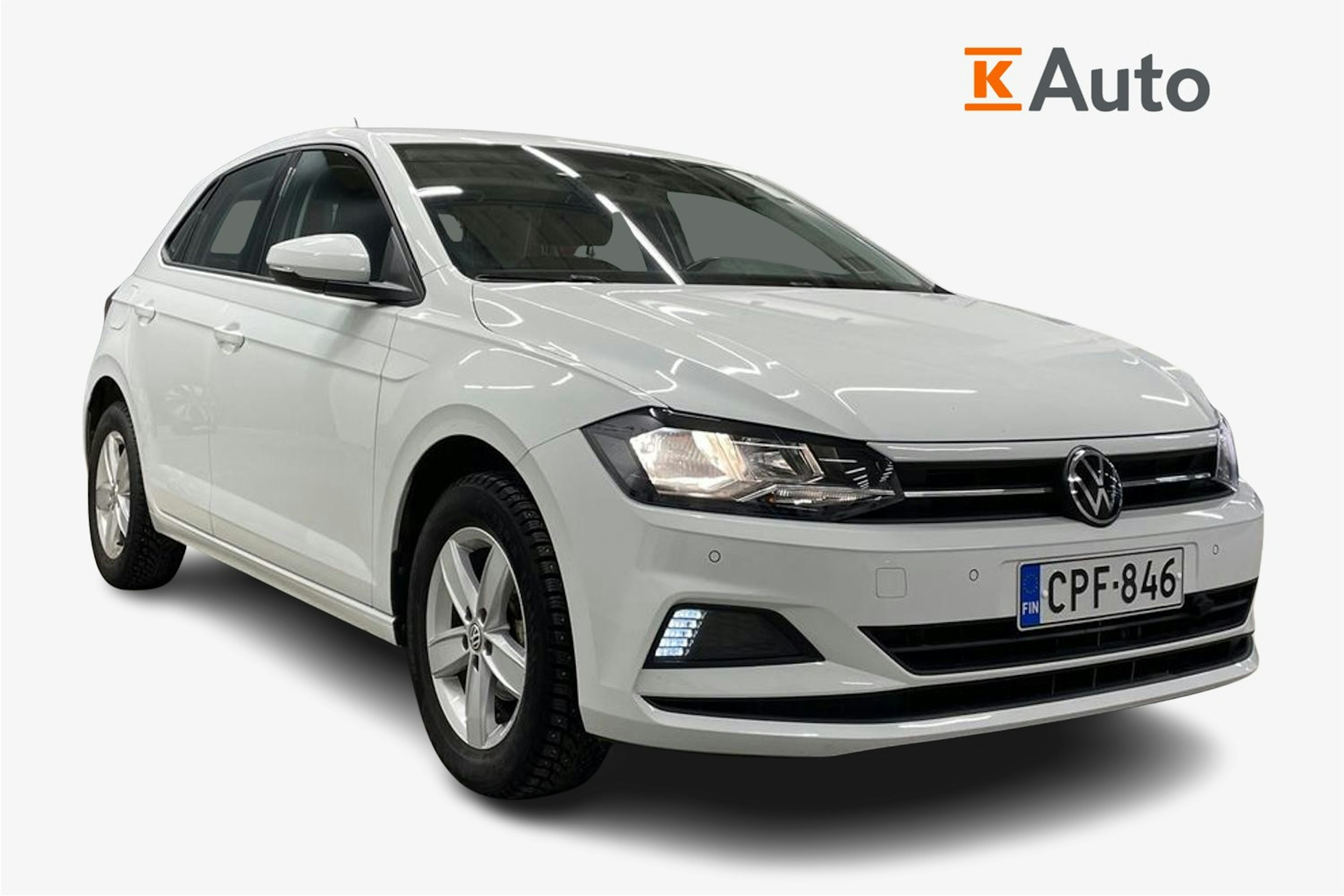 valkoinen Volkswagen Polo 2021 kuva 1.