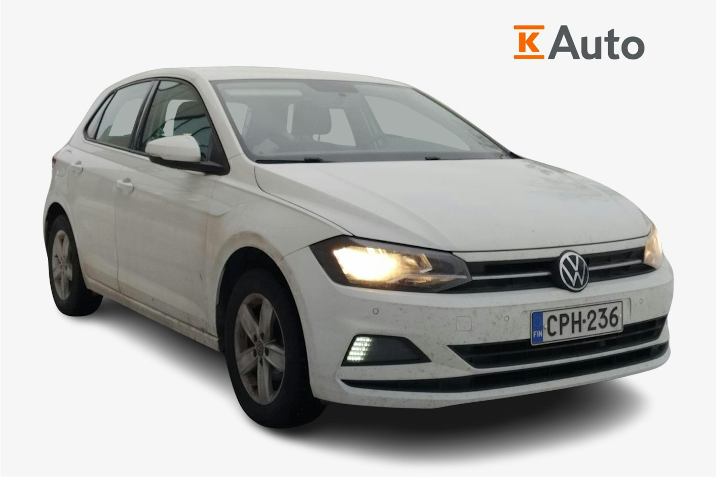 valkoinen Volkswagen Polo 2021 kuva 1.