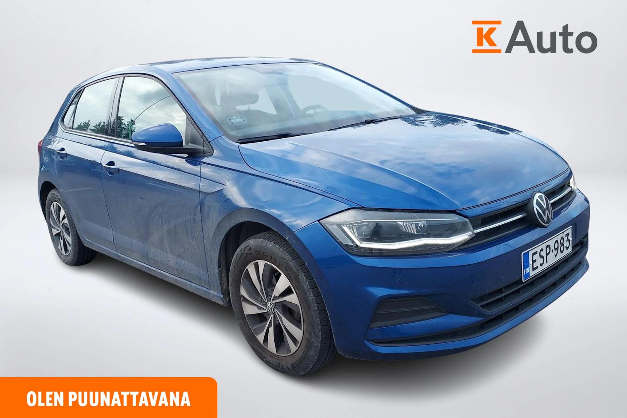 sininen Volkswagen Polo 2021 kuva 1.