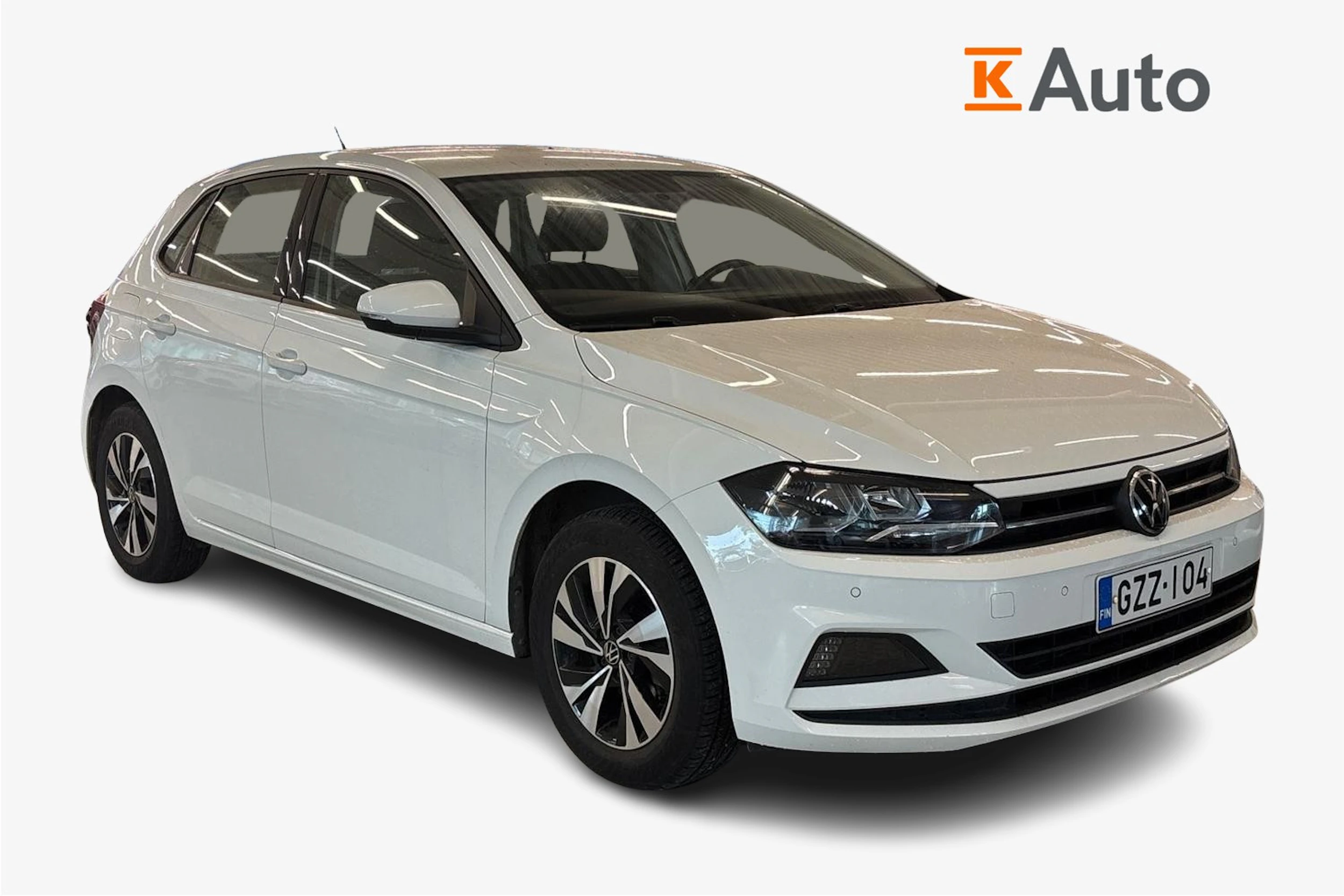 Valkoinen Volkswagen POLO 2021 kuva 1.