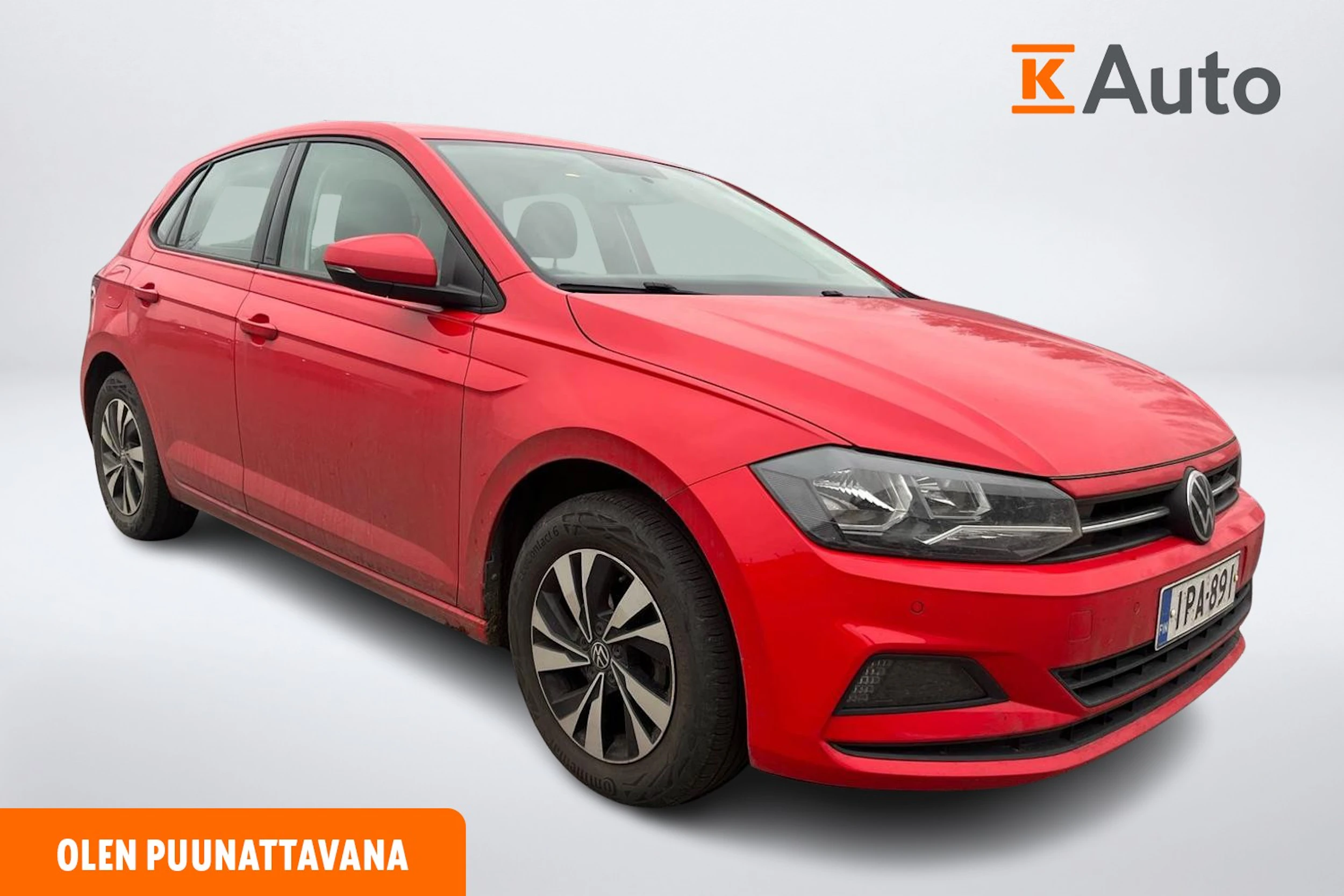 punainen Volkswagen Polo 2021 kuva 1.