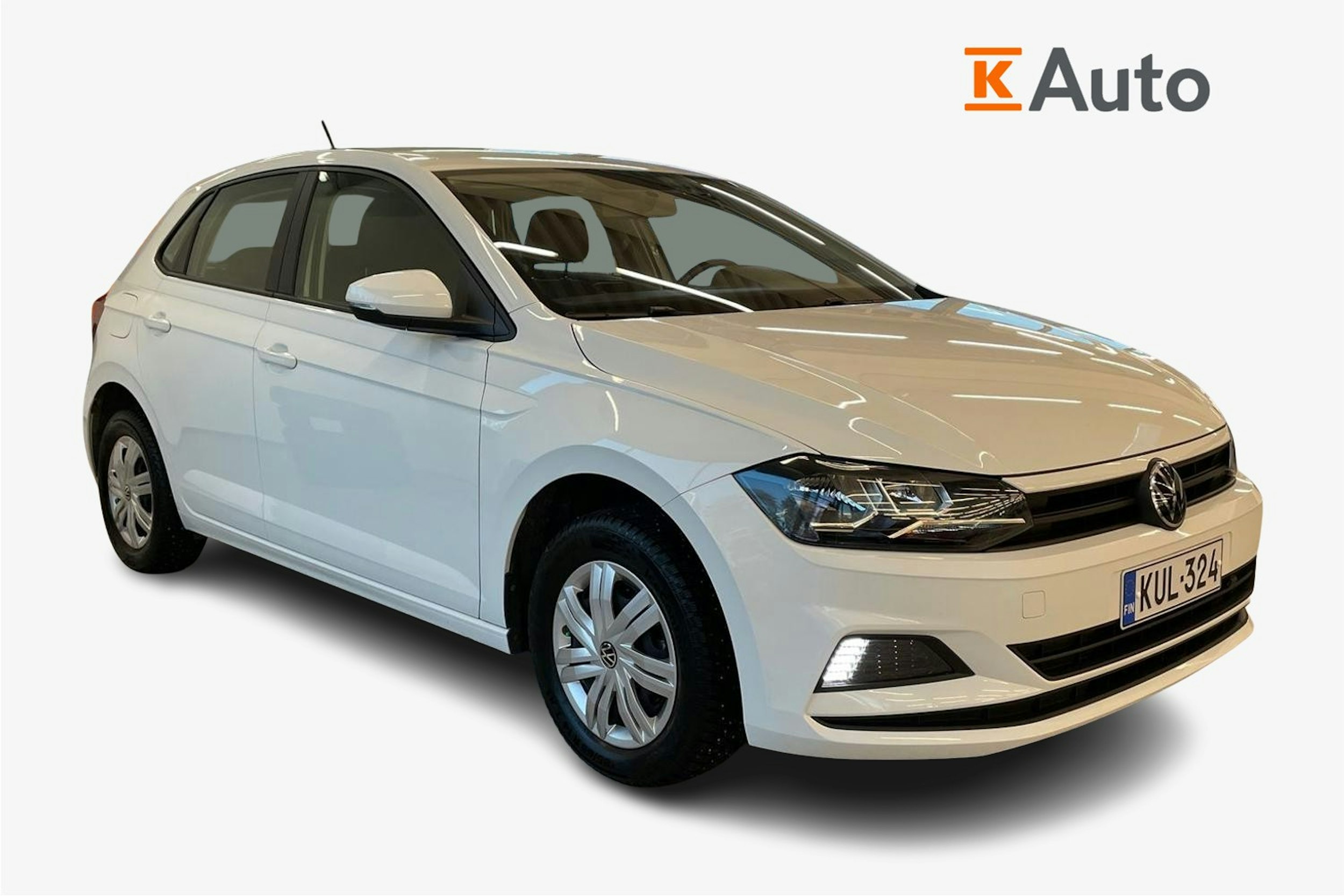 Valkoinen Volkswagen POLO 2021 kuva 1.