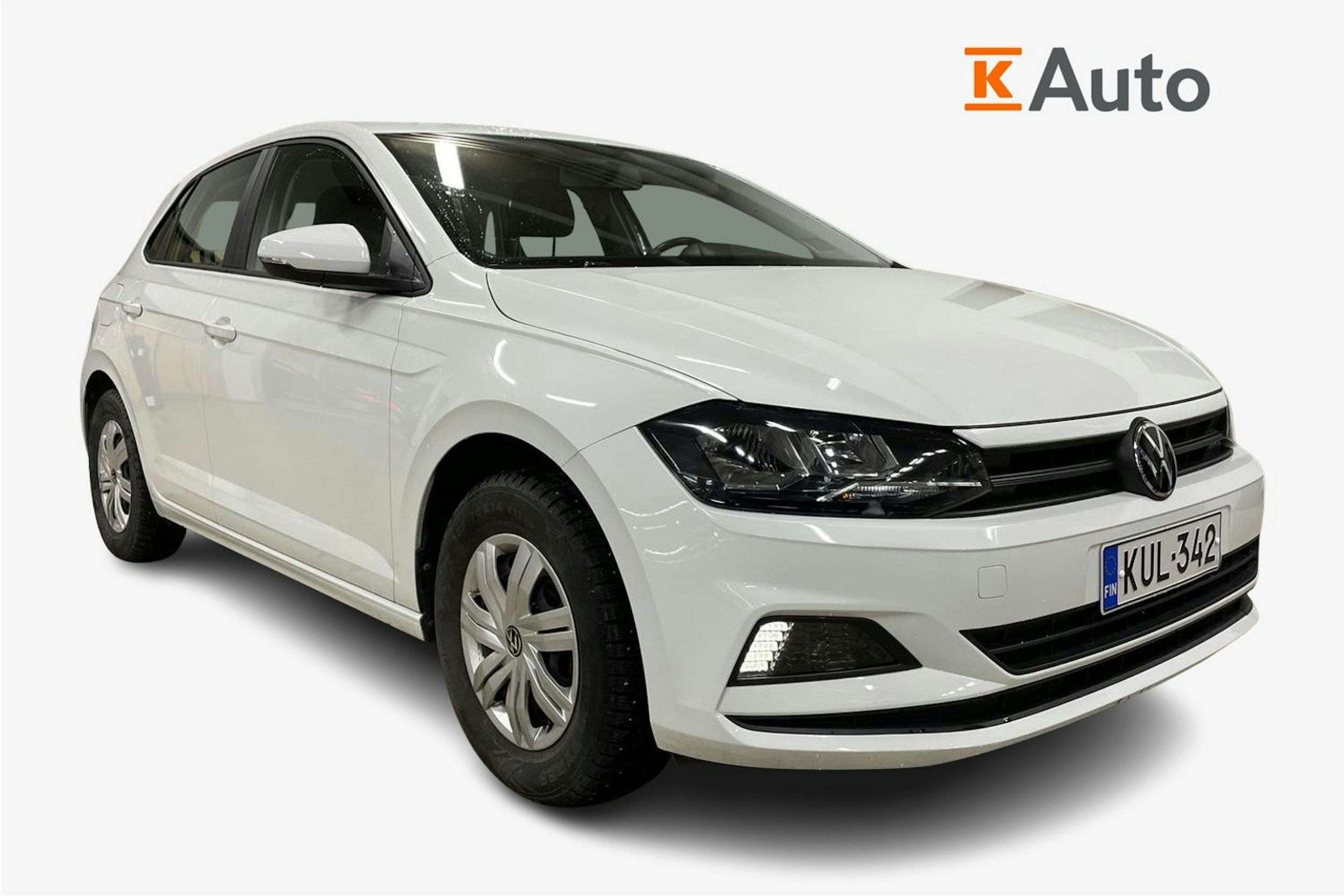 Valkoinen Volkswagen POLO 2021 kuva 1.