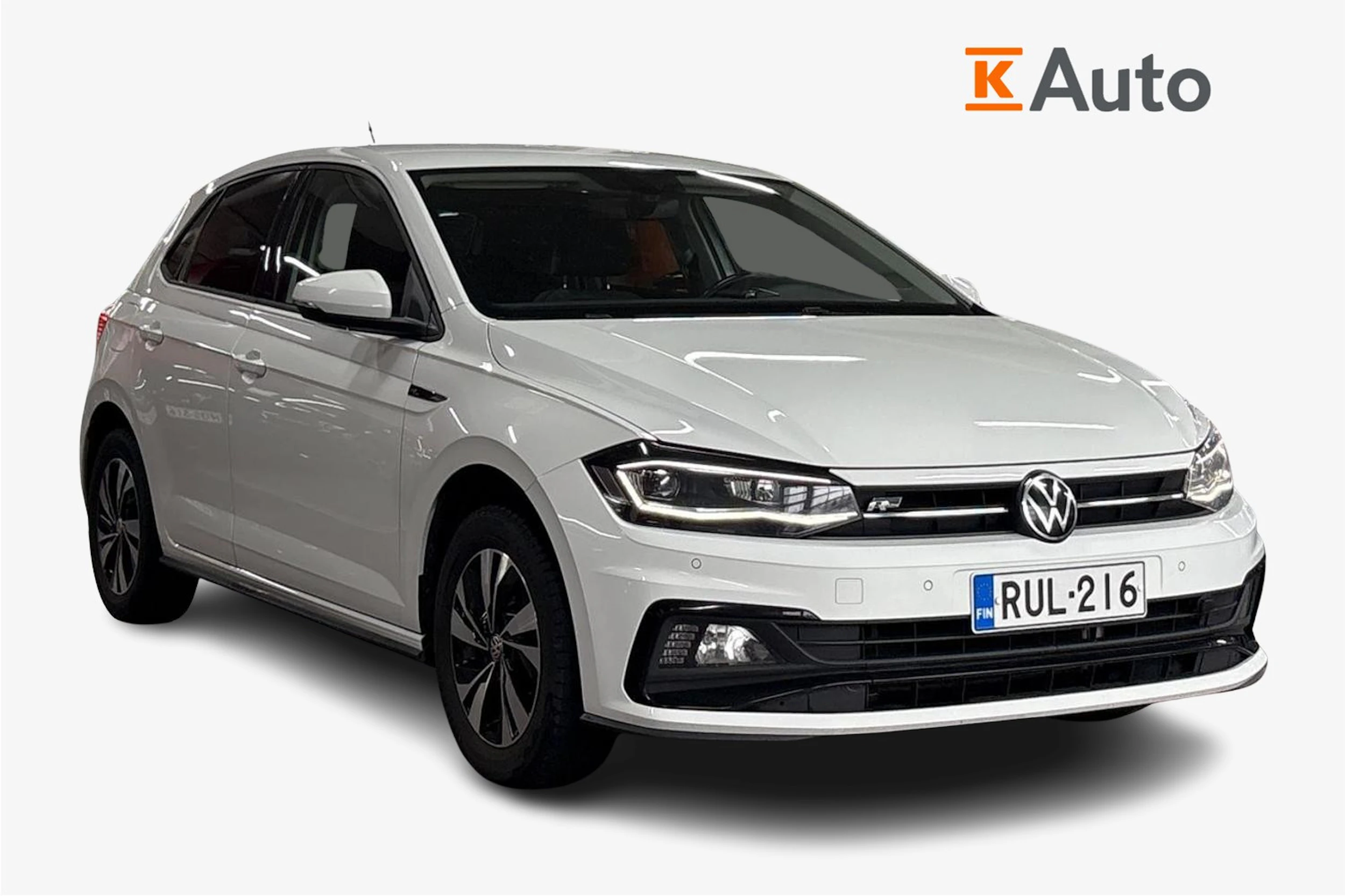 Valkoinen Volkswagen POLO 2021 kuva 1.
