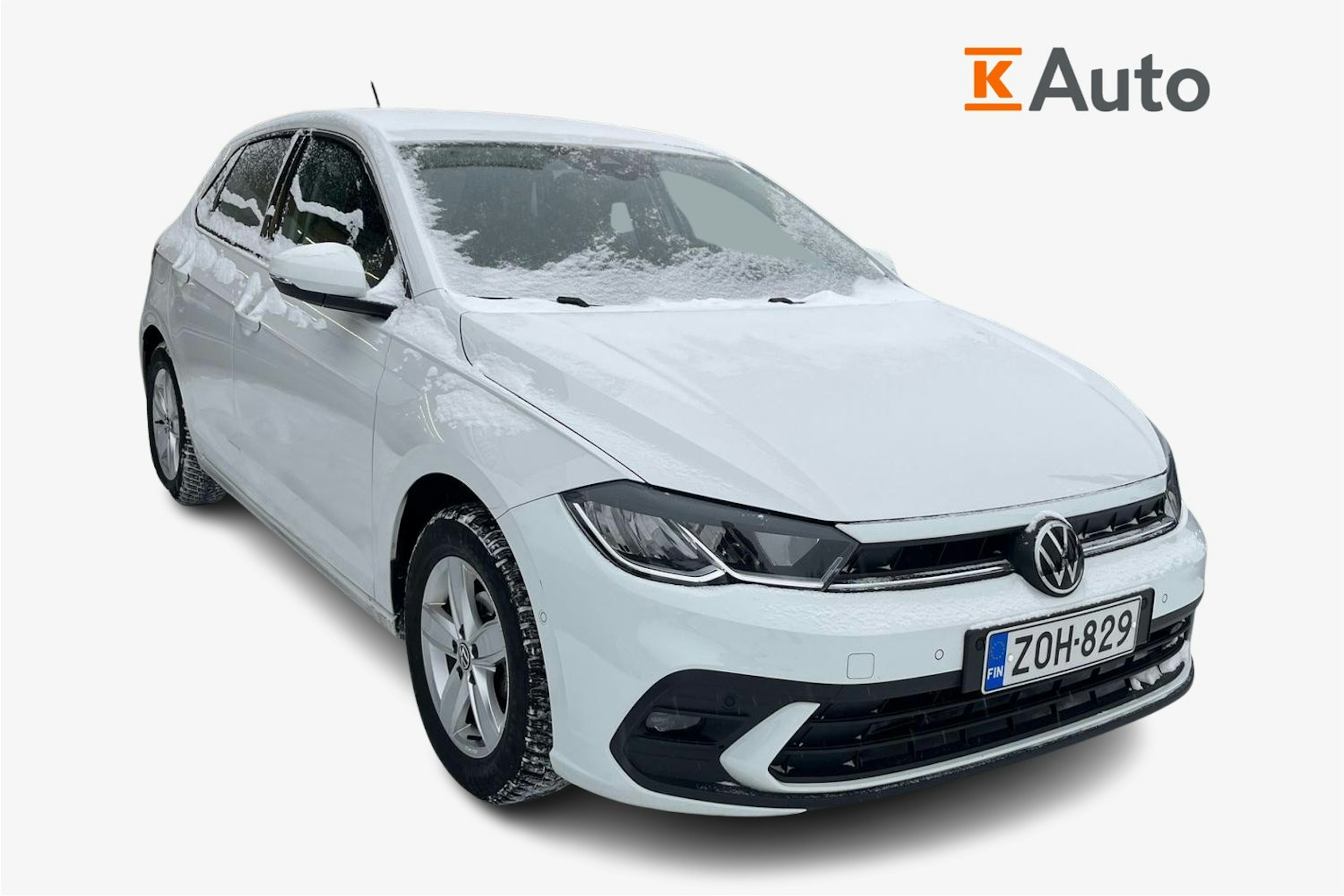 Valkoinen Volkswagen POLO 2022 kuva 1.