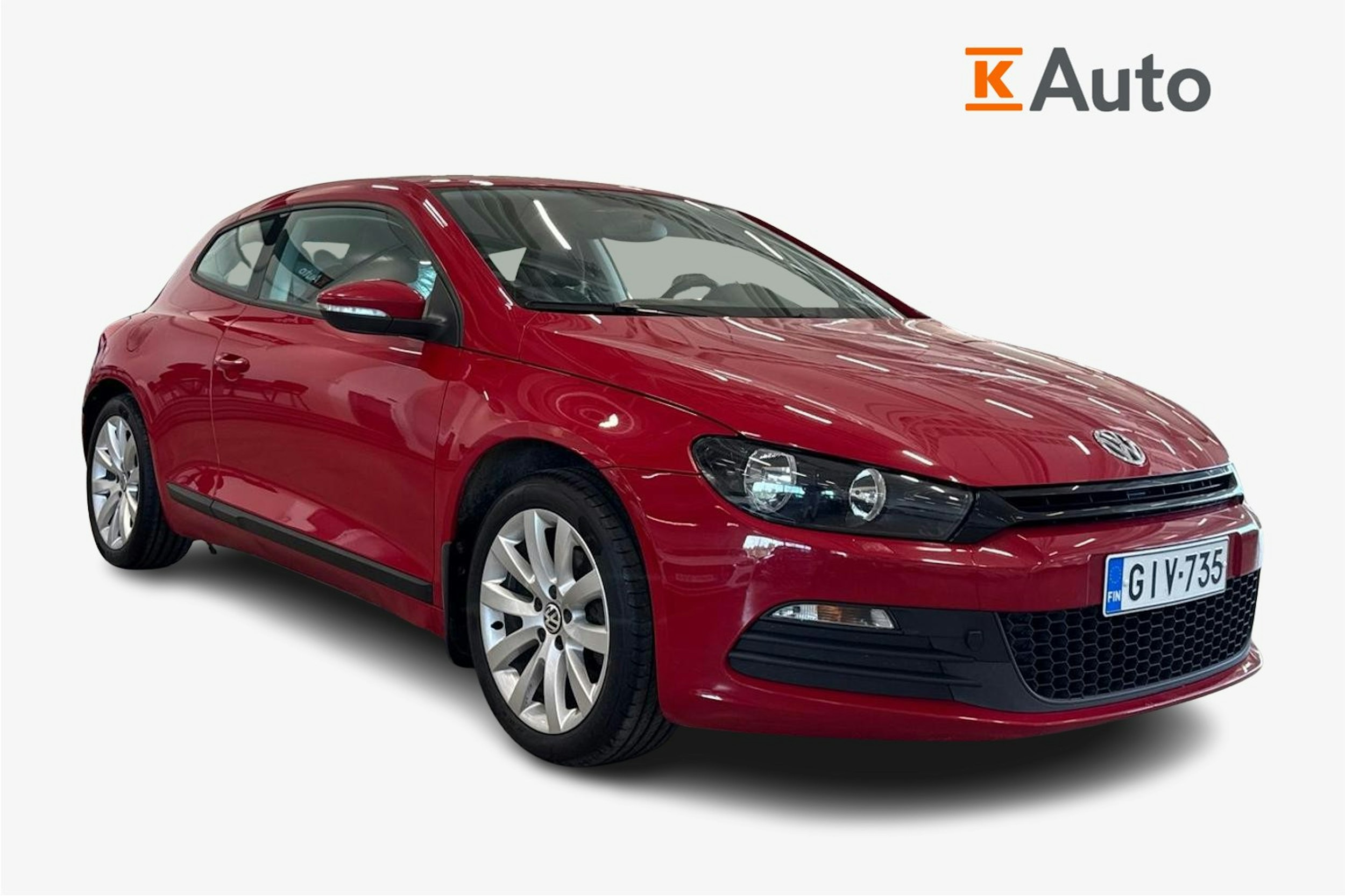 punainen Volkswagen Scirocco 2009 kuva 1.