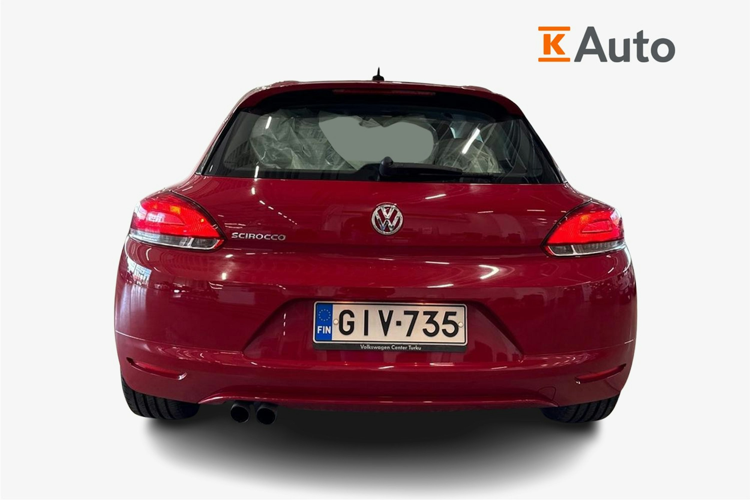 punainen Volkswagen Scirocco 2009 kuva 3.