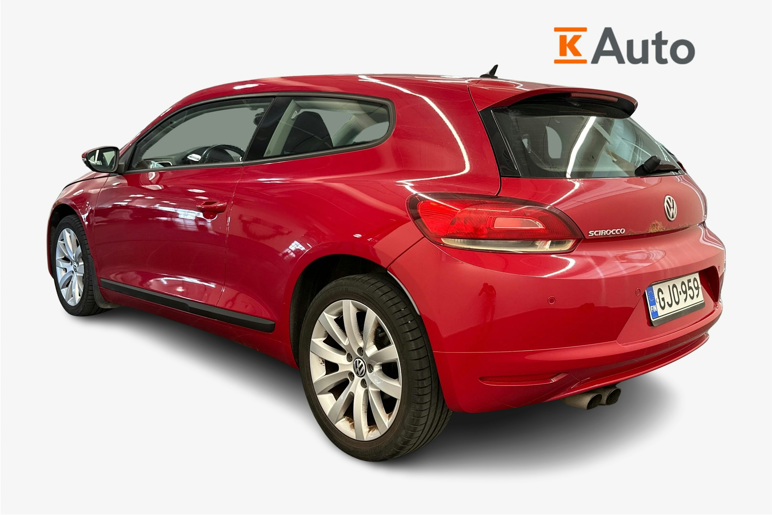 punainen Volkswagen Scirocco 2011 kuva 2.