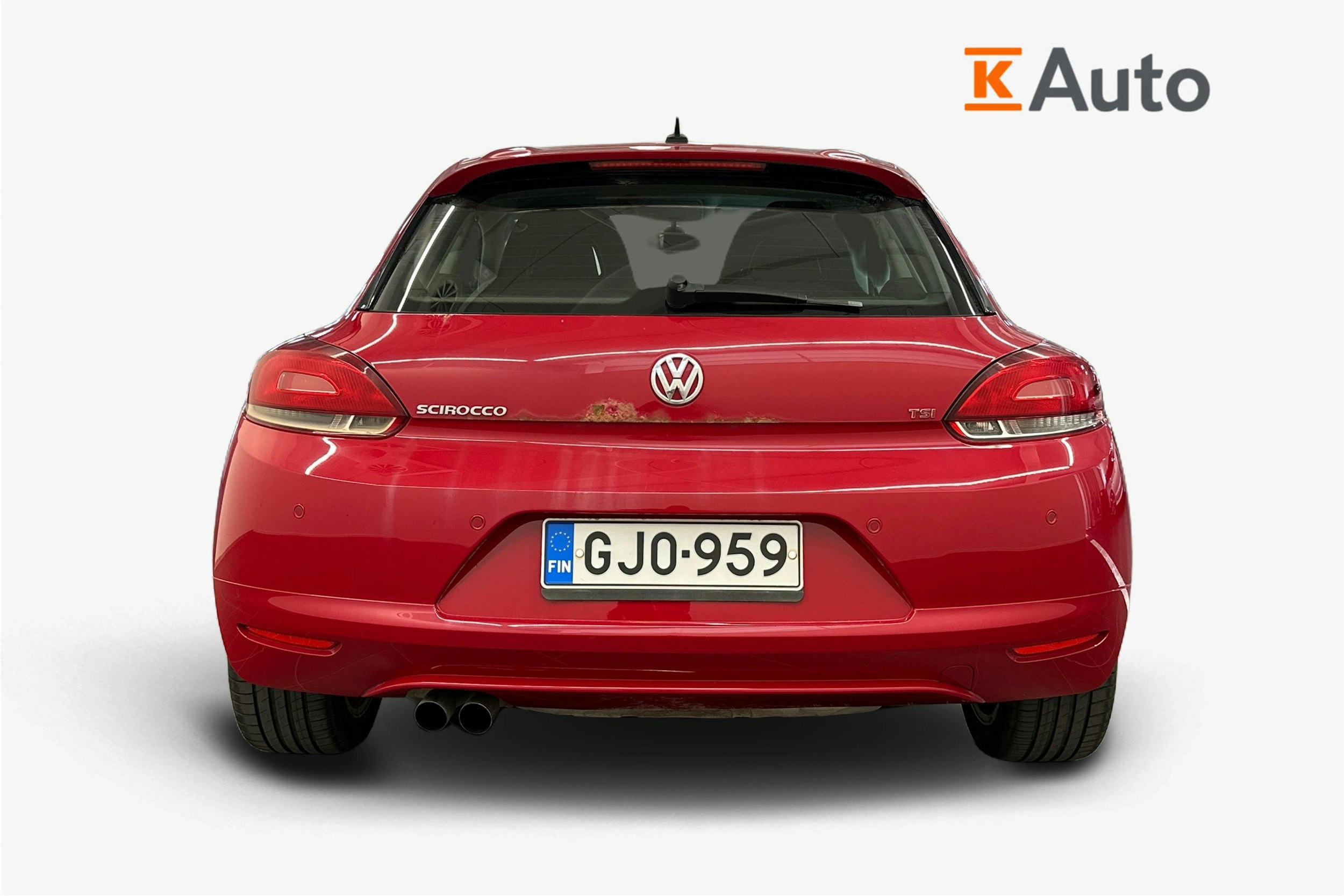 punainen Volkswagen Scirocco 2011 kuva 3.