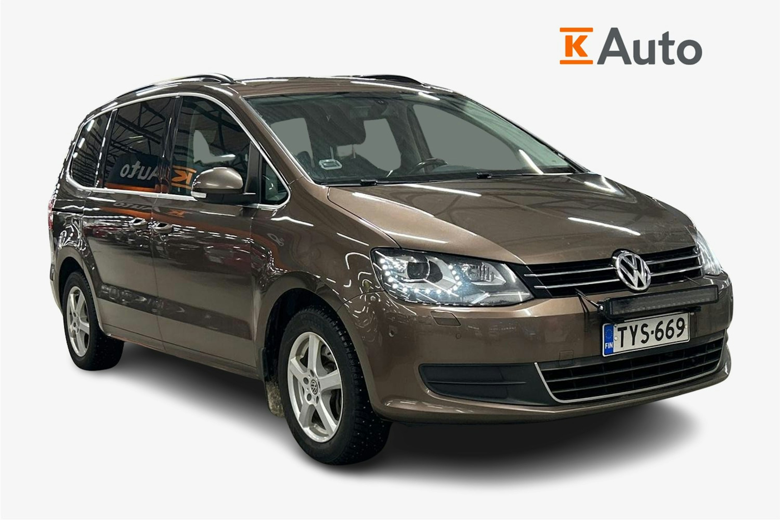 ruskea (beige) Volkswagen Sharan 2012 kuva 1.