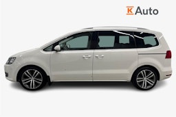 valkoinen Volkswagen Sharan 2013 kuva 6.
